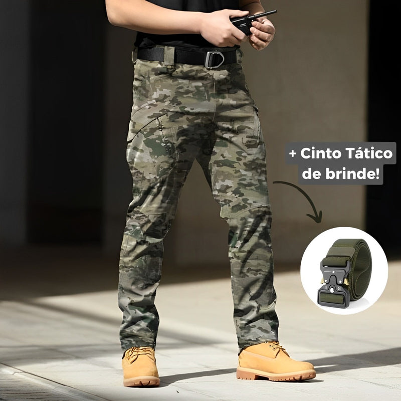 Calça Militar Super Resistente a Cortes e Impermeável + Brinde Últimas Unidades 🔥