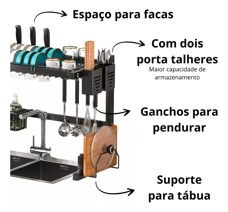 Escorredor de Louças & Organizador - Últimas Unidades