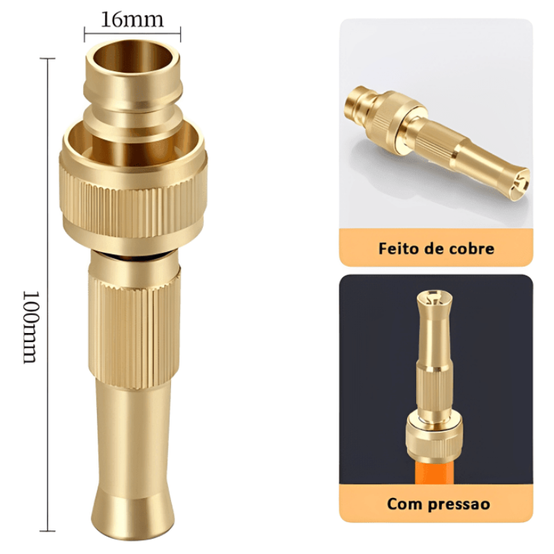 Bocal de Mangueira de Alta Pressão + Conector de BRINDE Últimas Unidades