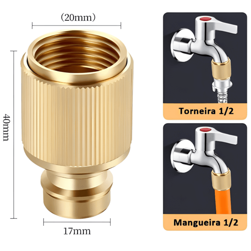 Bocal de Mangueira de Alta Pressão + Conector de BRINDE Últimas Unidades