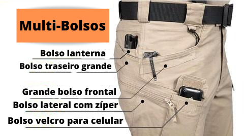 Calça Militar Super Resistente a Cortes e Impermeável + Brinde Últimas Unidades 🔥